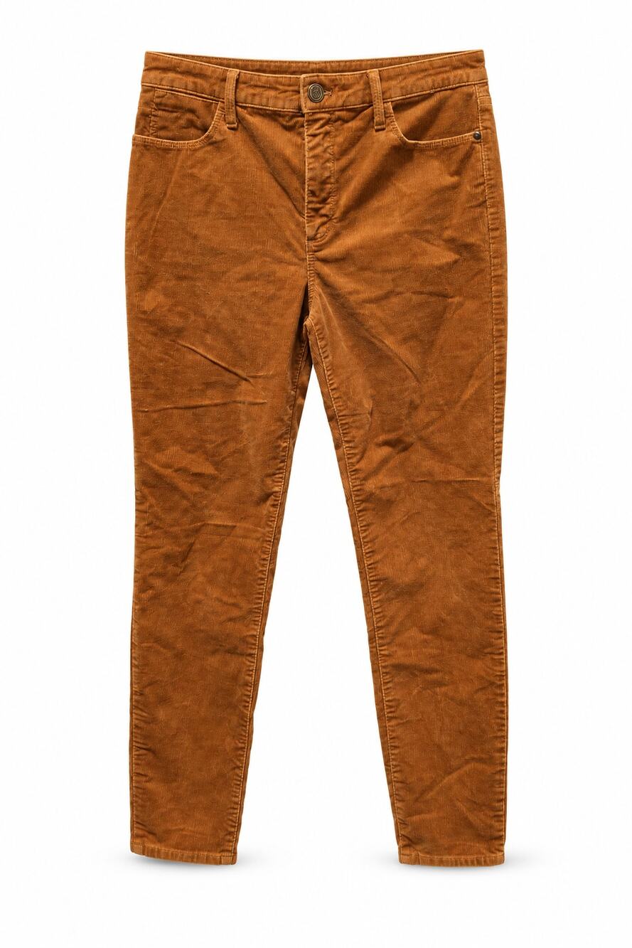 Talbots Tan Corduroy Jeggings Size 6 Stretch Skinny Pants Fine Wale